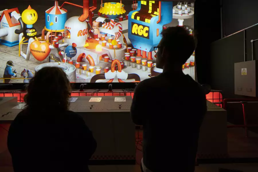 A behind the scenes shot of Sweet Dreams