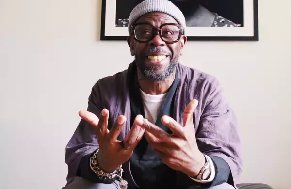 Benji Reid in the Studio